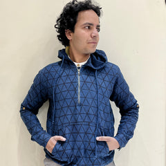 Kala Cotton Natural Indigo Hoodie