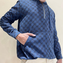 Kala Cotton Natural Indigo Hoodie