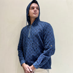 Kala Cotton Natural Indigo Hoodie