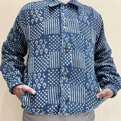 Kala Cotton Natural Indigo Jacket