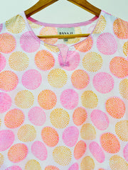 Block Printed Short Kurti