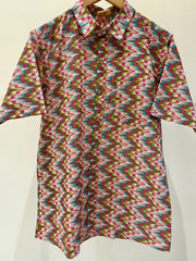 Cotton Printed Half Sleeve Shirt