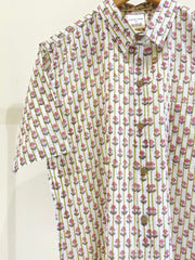Cotton Printed Half Sleeve Shirt