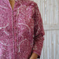 'Dusty Rose' Block Printed Kurta