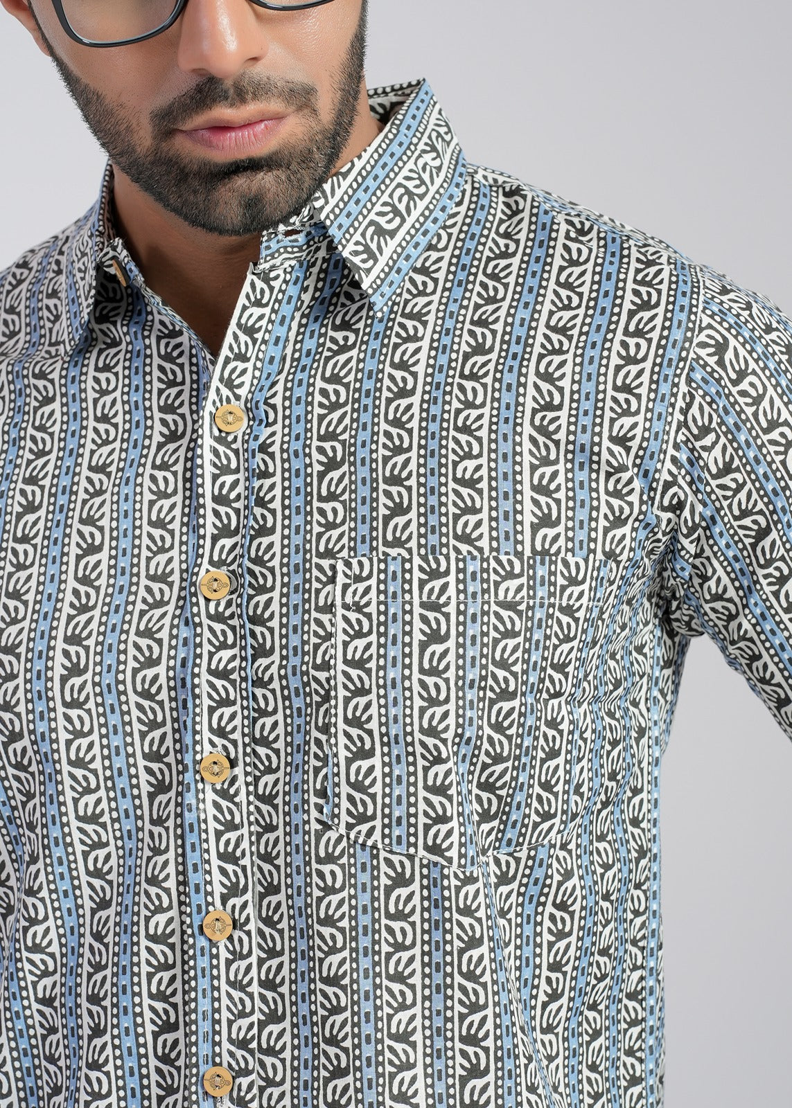 Cotton Printed Half Sleeve Shirt