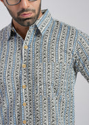 Cotton Printed Half Sleeve Shirt
