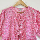 Block Printed Cotton Short Top