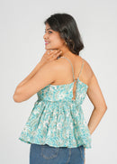Gardenia Block Printed Cami Top