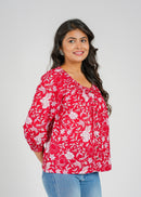 Block Printed Cotton Short Top