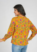 Block Printed Cotton Short Top
