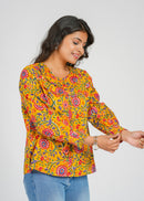Block Printed Cotton Short Top