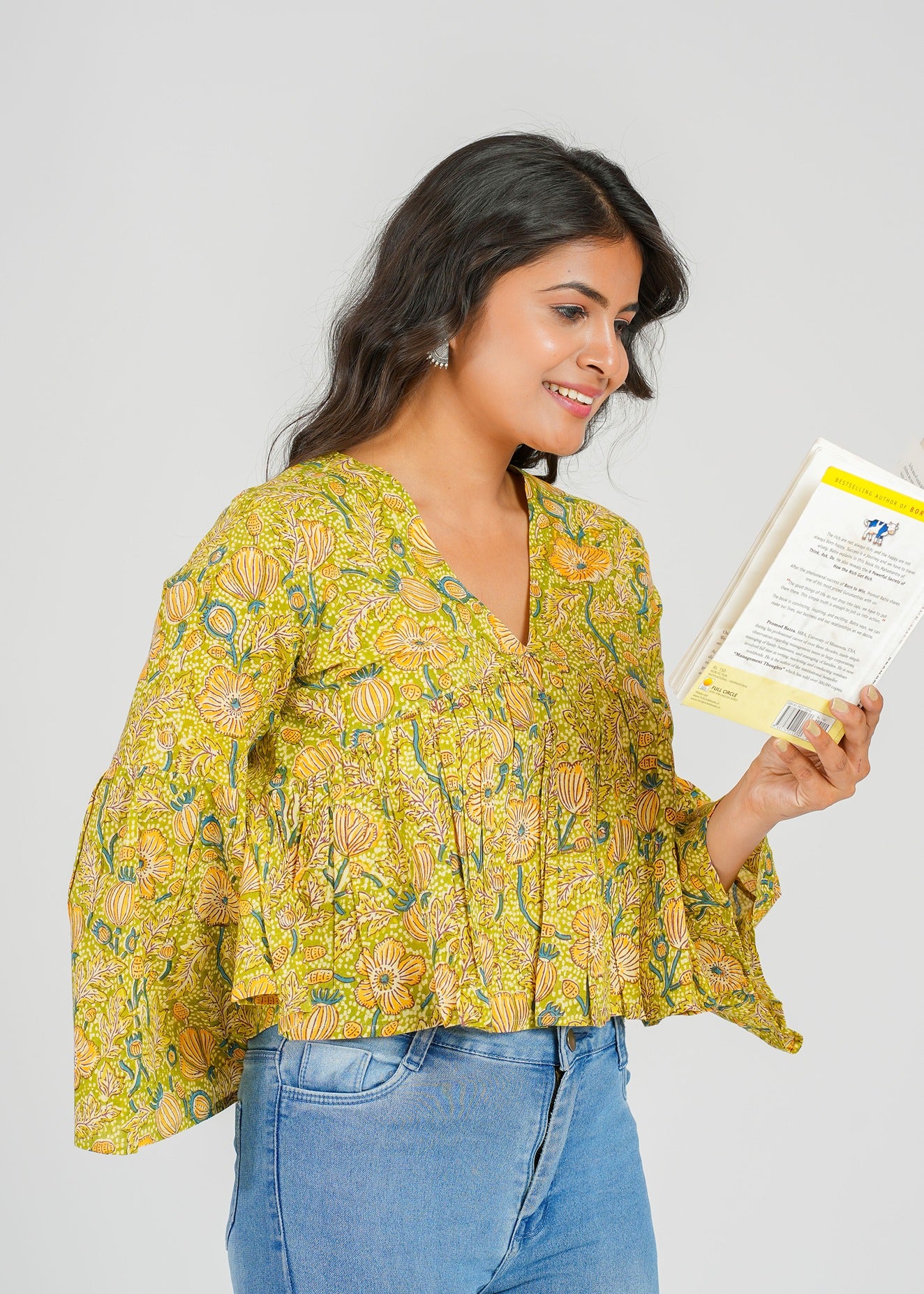 Sundrop Block Printed Short Top