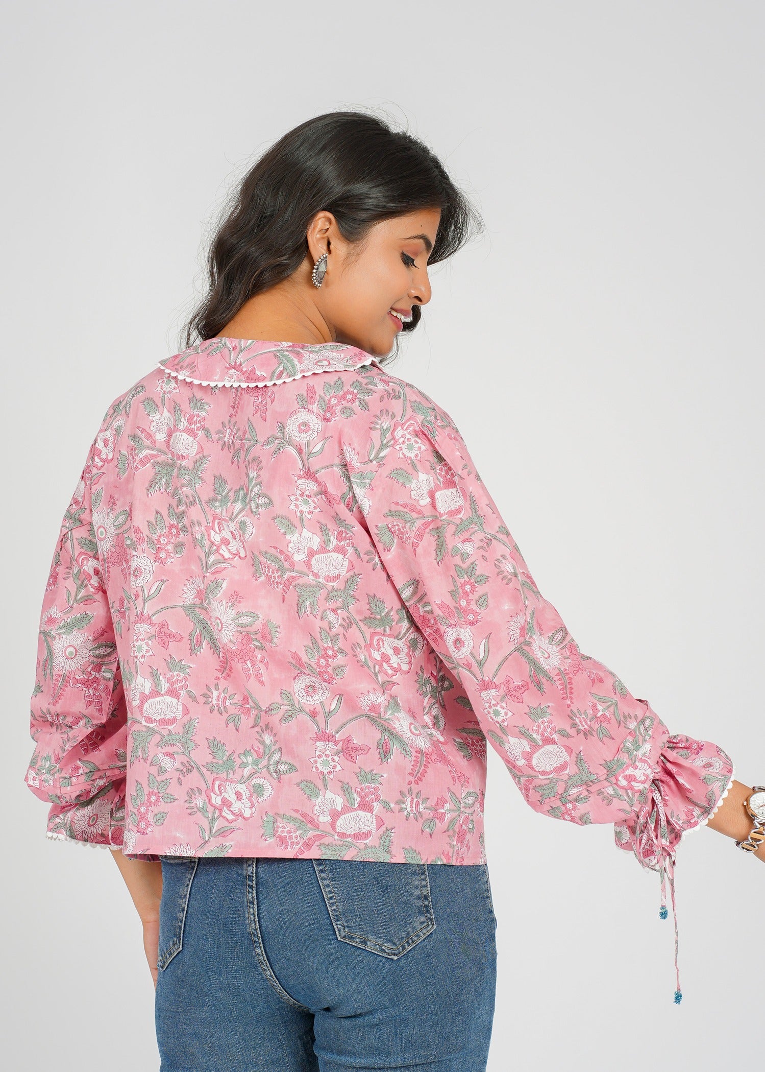 Blush Rose Lace Short Top