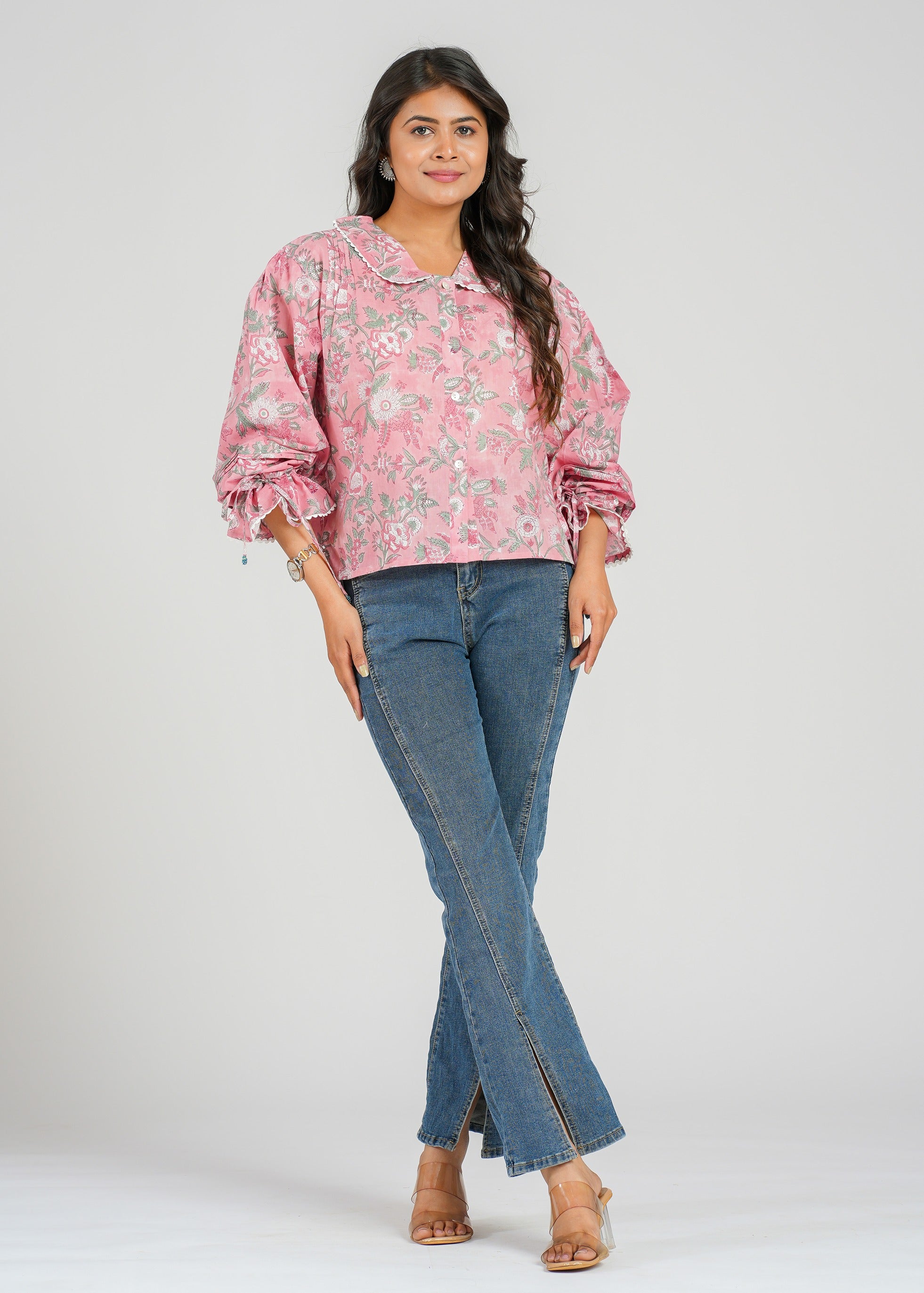 Blush Rose Lace Short Top