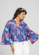 Block Printed Cotton Short Top