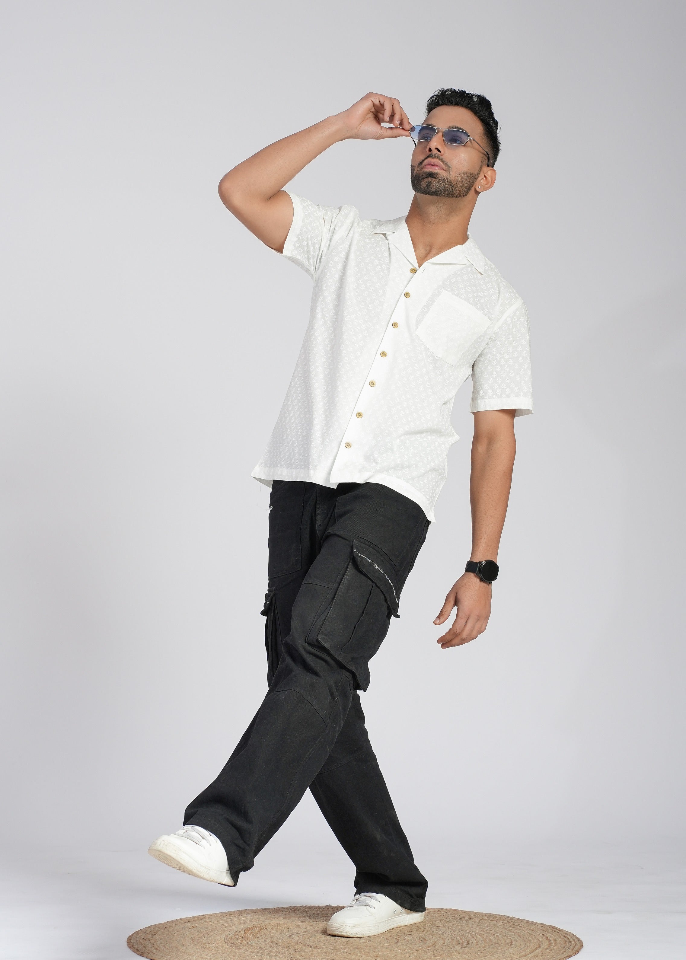 Cotton Printed Half Sleeve Shirt