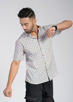 Cotton Printed Half Sleeve Shirt