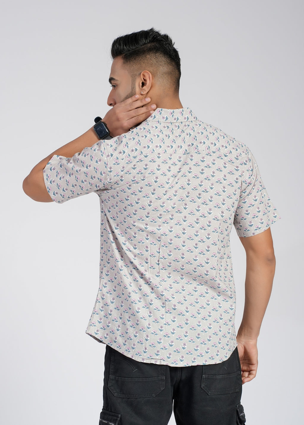 Cotton Printed Half Sleeve Shirt