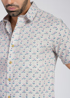Cotton Printed Half Sleeve Shirt