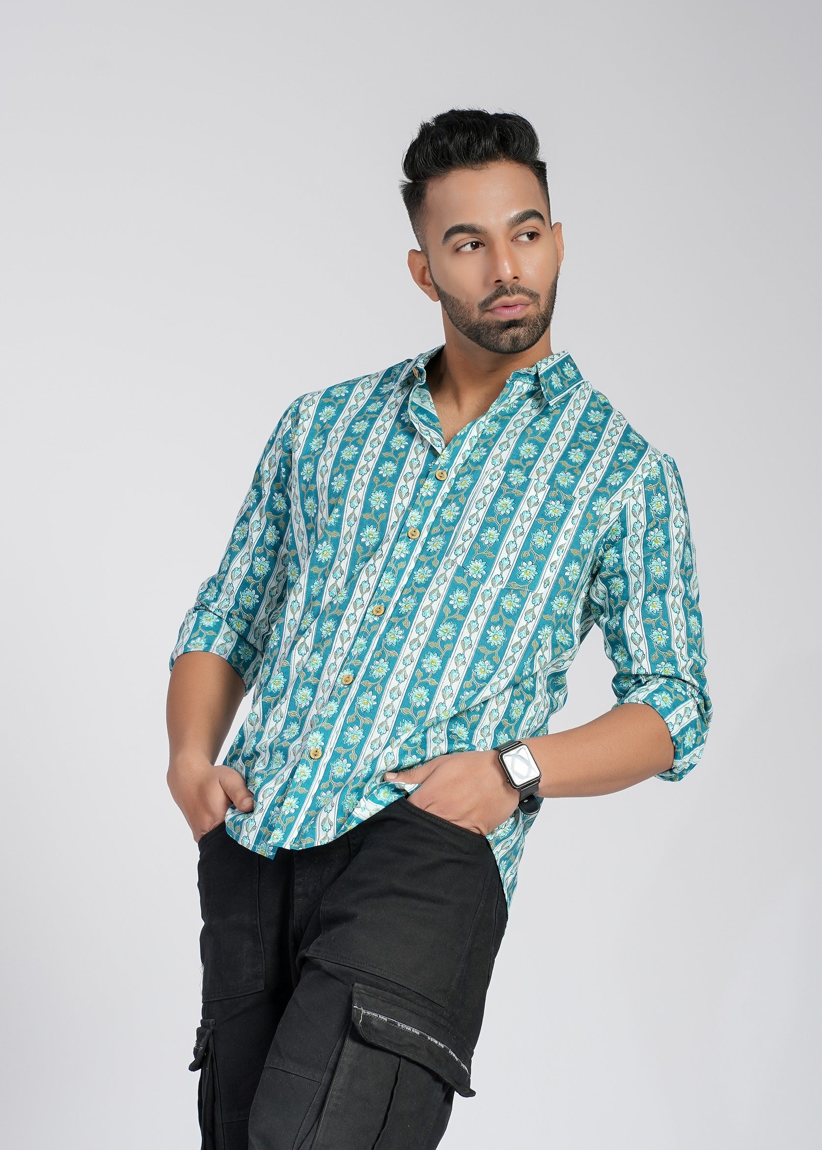 Cotton Printed Full Sleeve Shirt