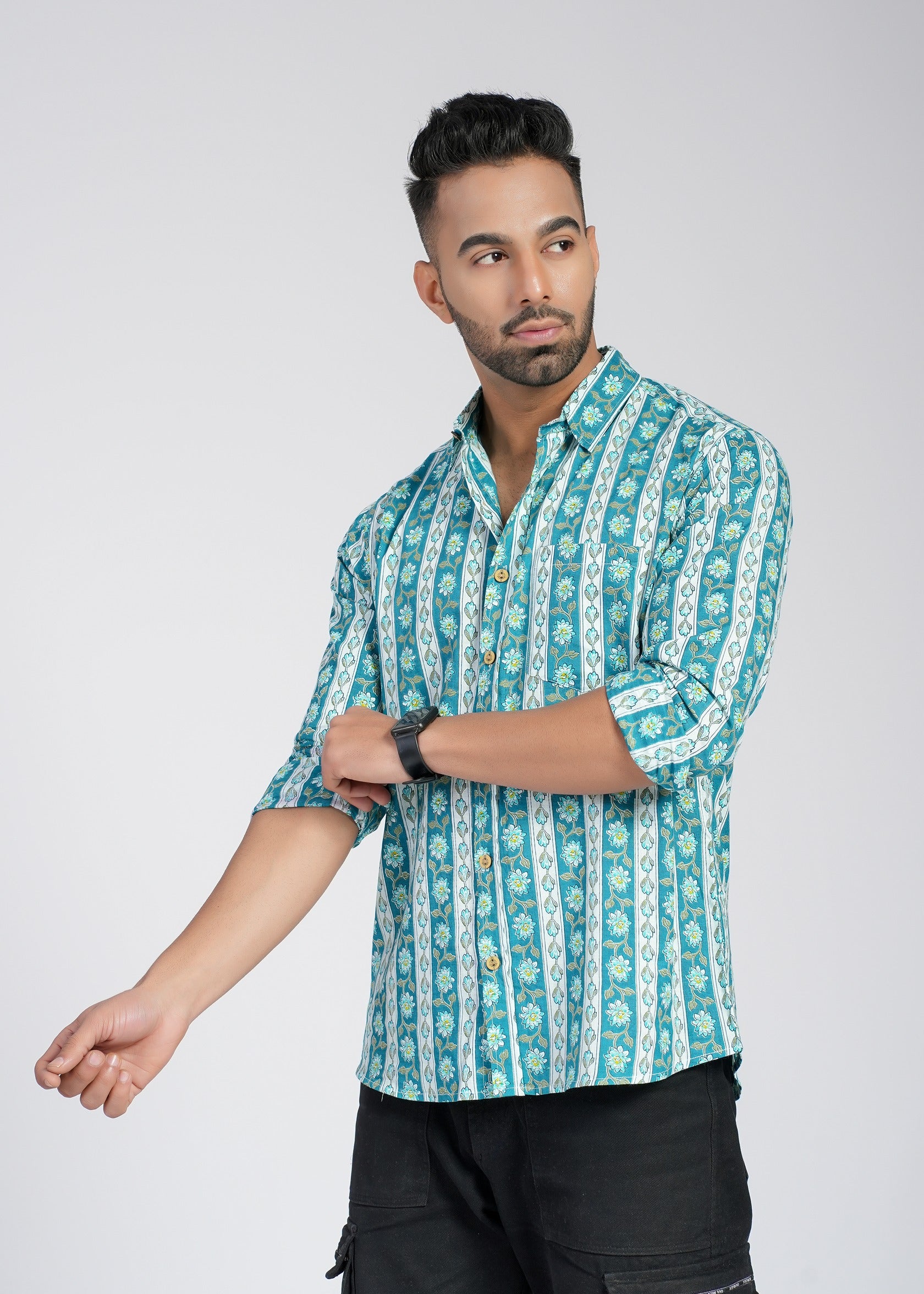 Cotton Printed Full Sleeve Shirt