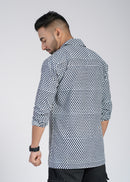 Cotton Poplin Full Sleeve Printed Shirt