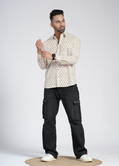Cotton Printed Full Sleeve Shirt