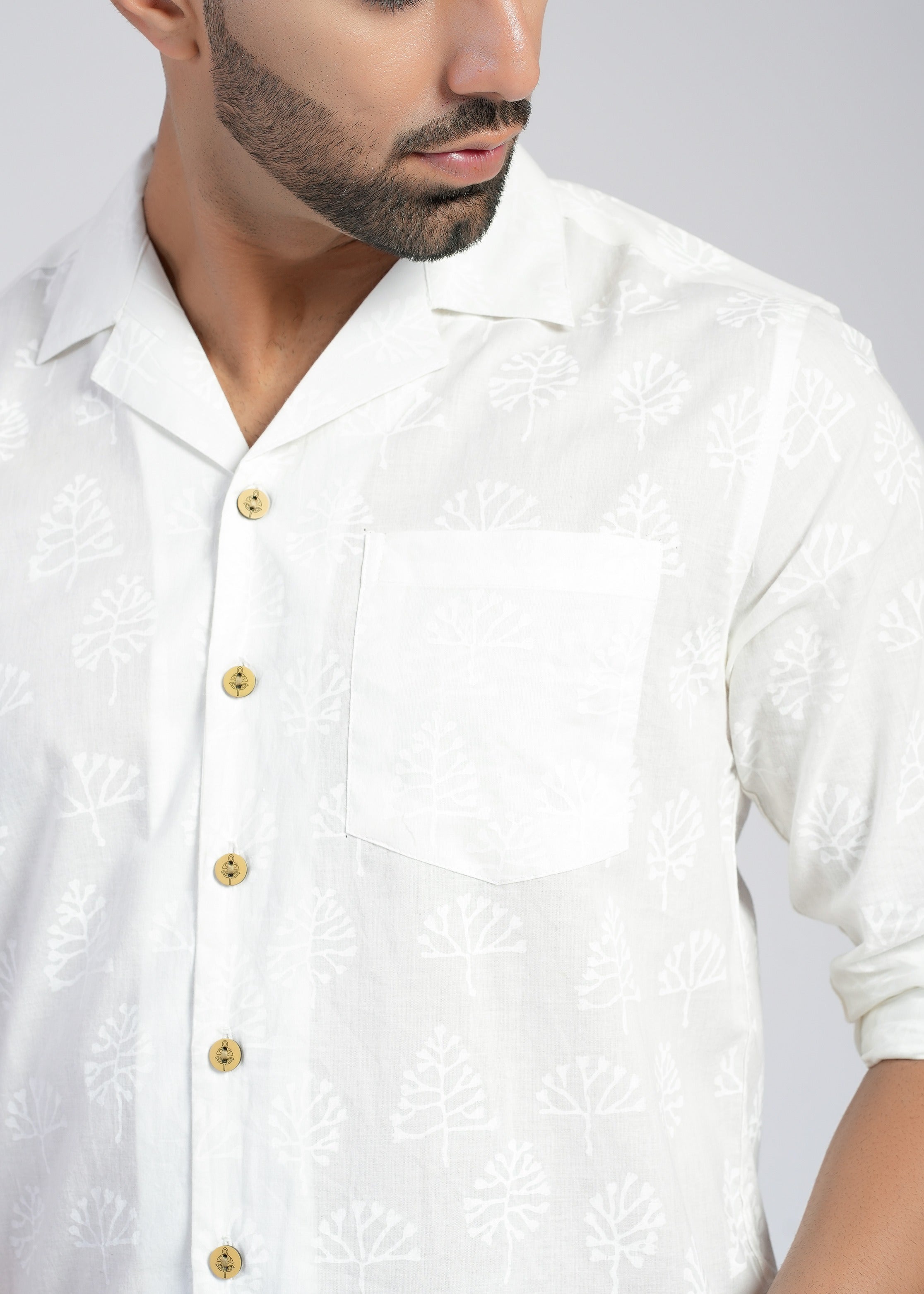 Cotton Printed Full Sleeve Shirt