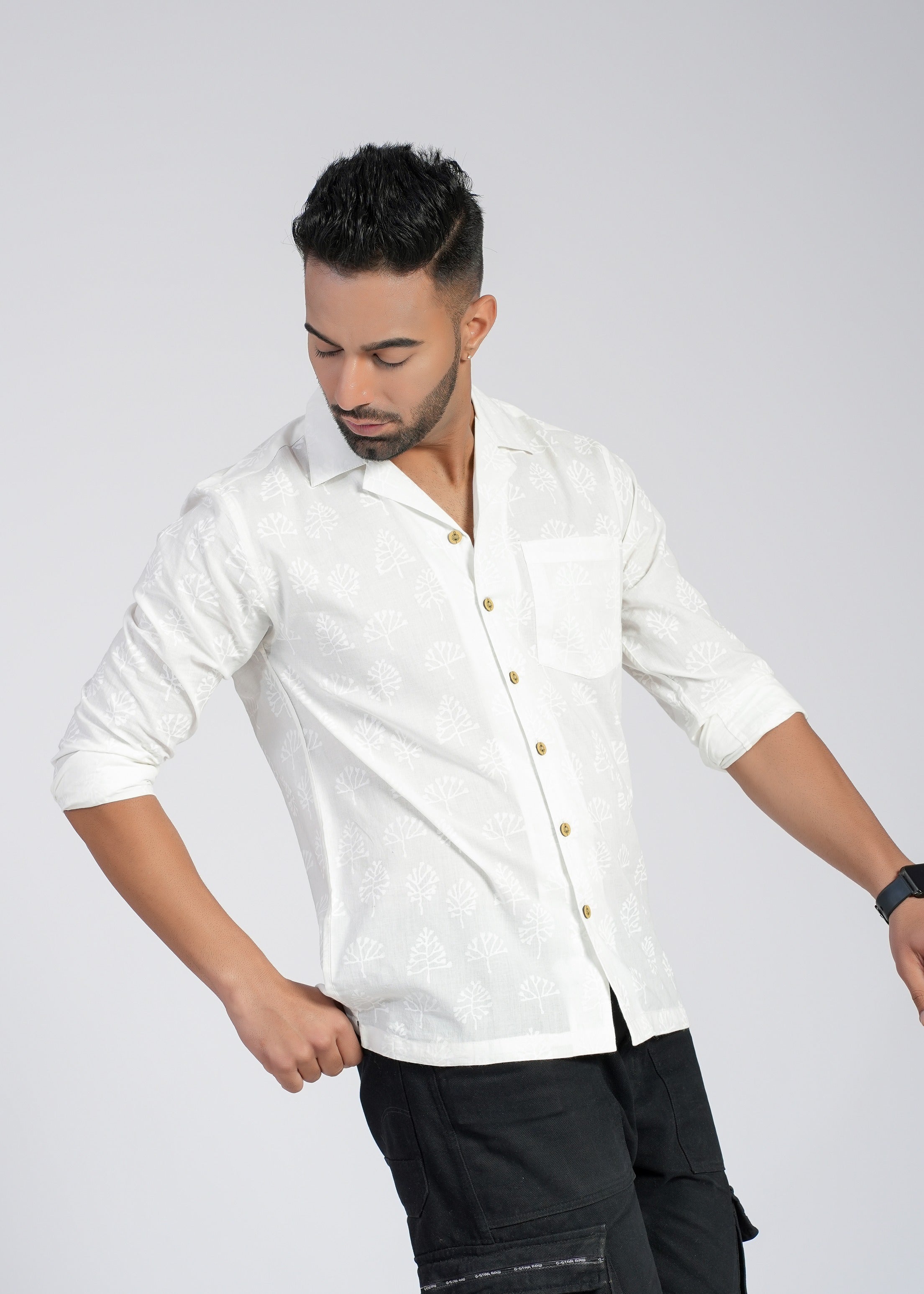 Cotton Printed Full Sleeve Shirt