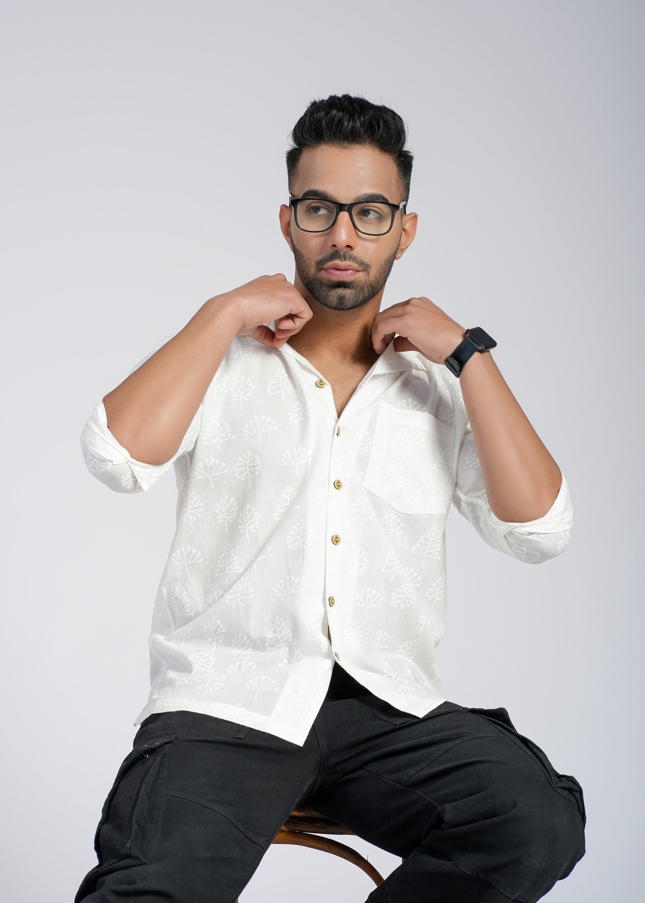 Cotton Printed Full Sleeve Shirt