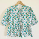 Block Printed Cotton Short Top