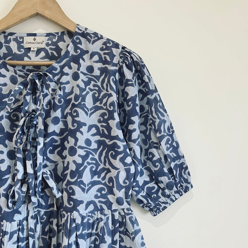 Block Printed Cotton Short Top