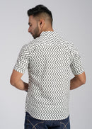Cotton Printed Half Sleeve Shirt