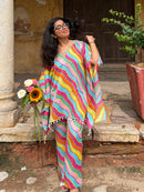 Rangrez Rainbow Kaftan Set