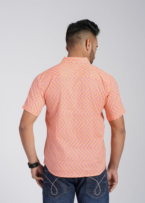 Cotton Printed Half Sleeve Shirt