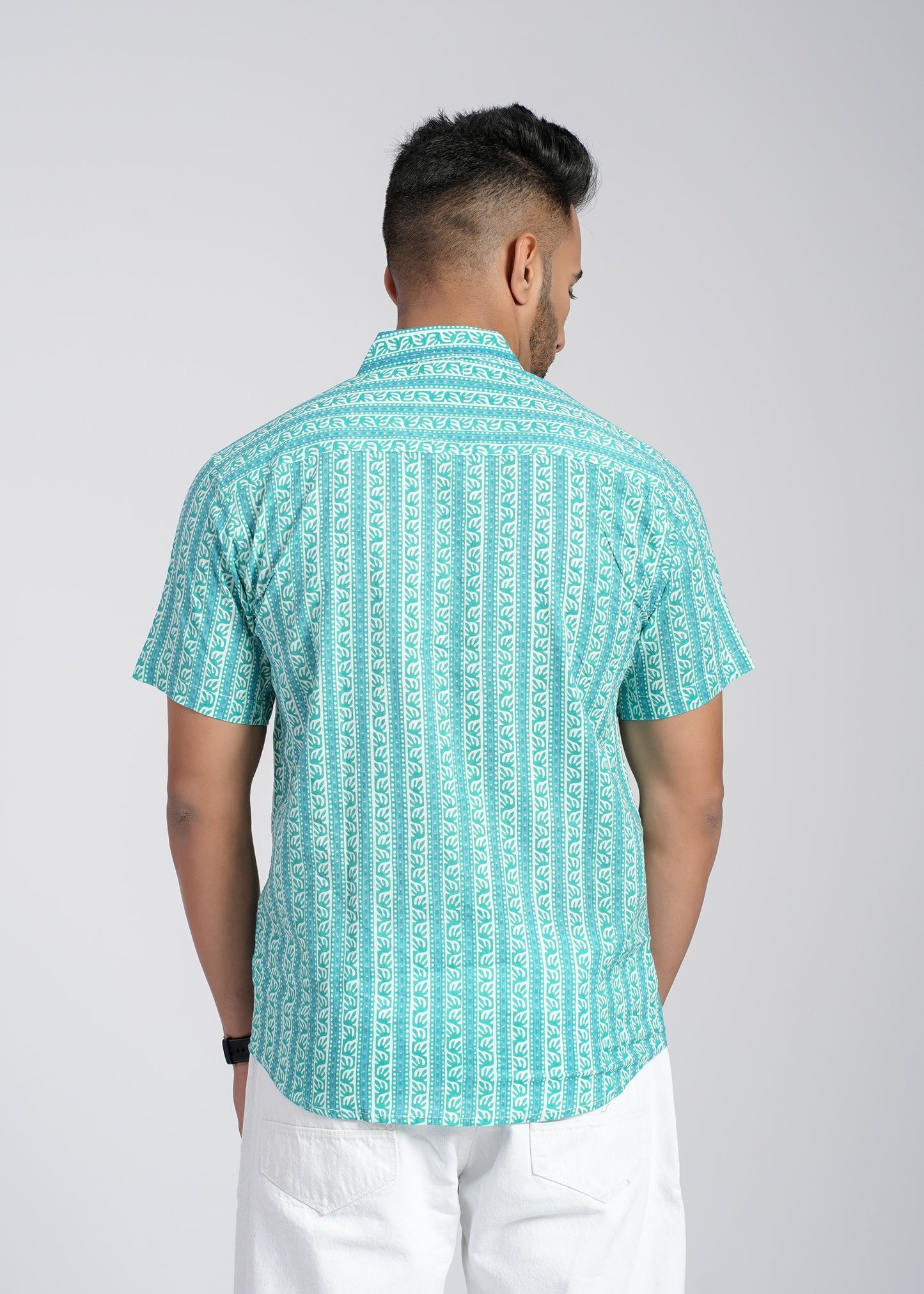 Cotton Printed Half Sleeve Shirt