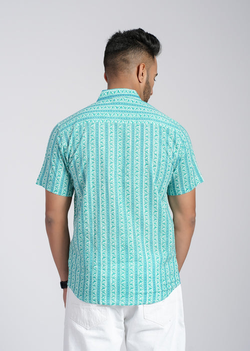 Cotton Printed Half Sleeve Shirt