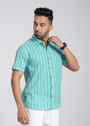 Cotton Printed Half Sleeve Shirt