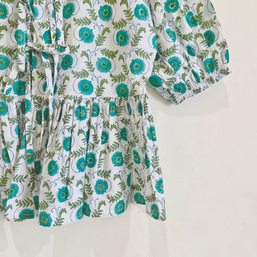 Block Printed Cotton Short Top
