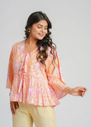 Block Printed Cotton Short Top