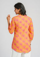 Block Printed Cotton Short Top