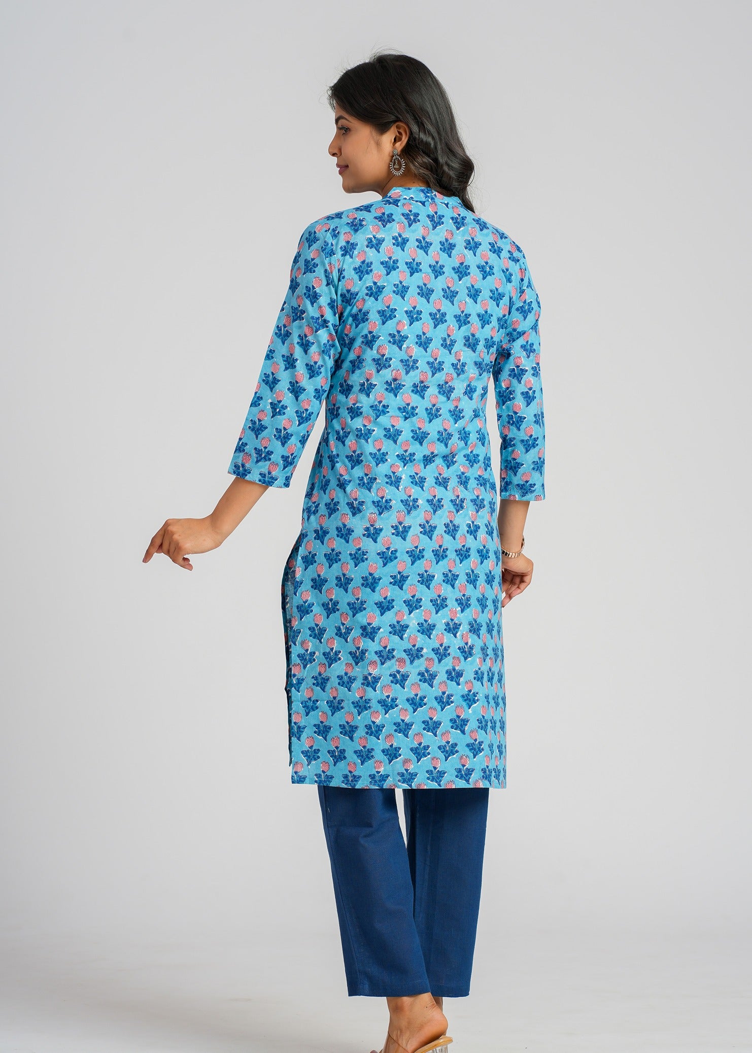 Cotton Block Printed Kurta