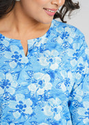 Block Printed Cotton Short Kurti