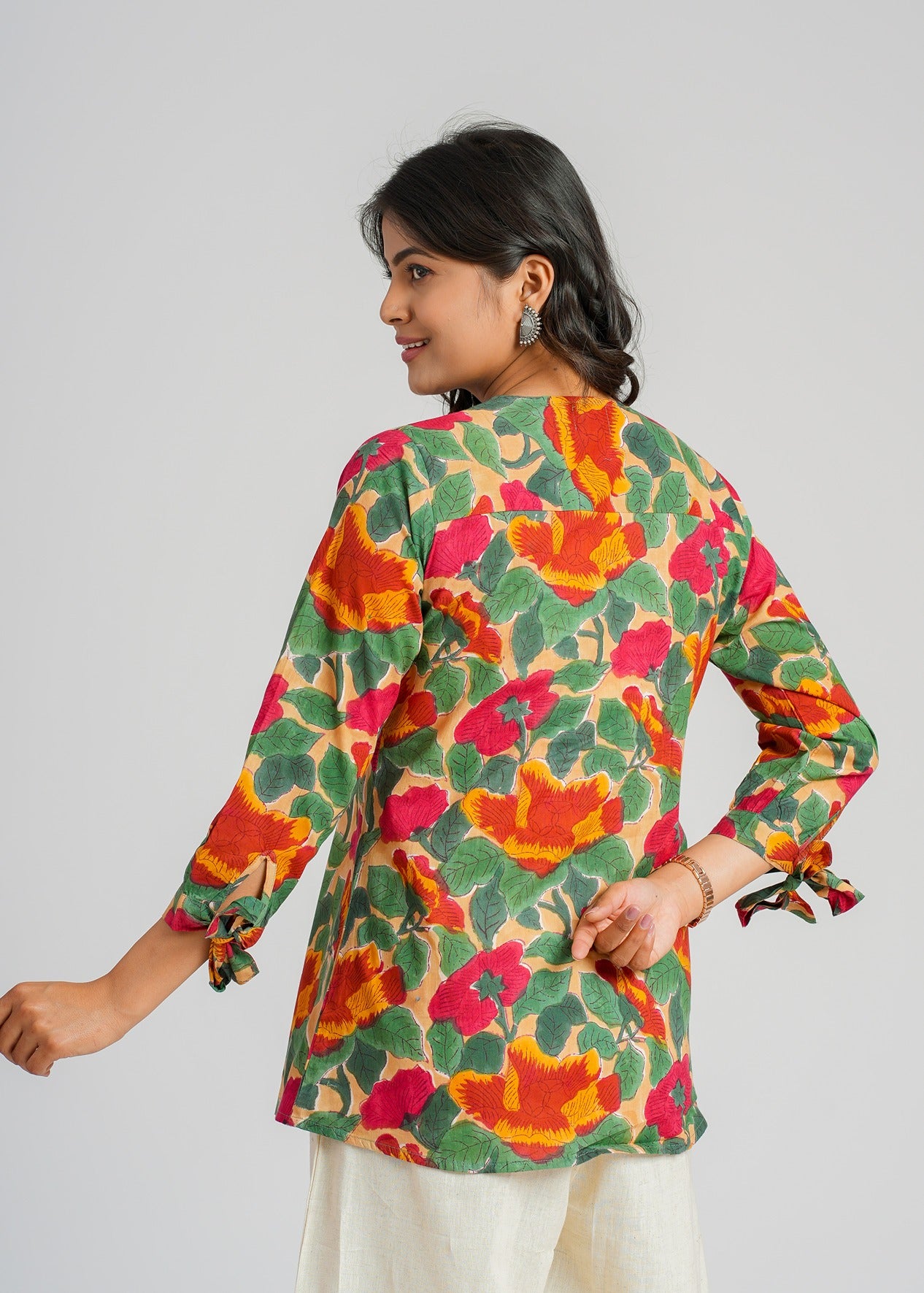 Ember Block Printed Short Top
