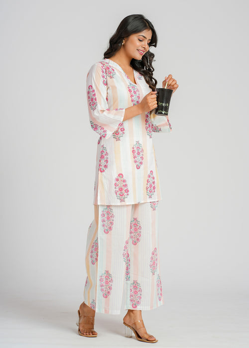 Ivory Bloom Co-Ord Set