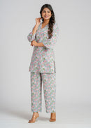 Pastel Garden Cotton Co-Ord set