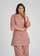 Floral Pop Cotton Co-Ord set
