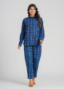 Midnight Raindrop Cotton Co-Ord set