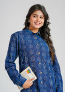 Midnight Raindrop Cotton Co-Ord set