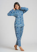 Midnight Tile Cotton Co-Ord Set